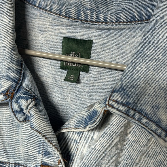 Wild Fable Light Blue Jean Jacket - Picture 3 of 5